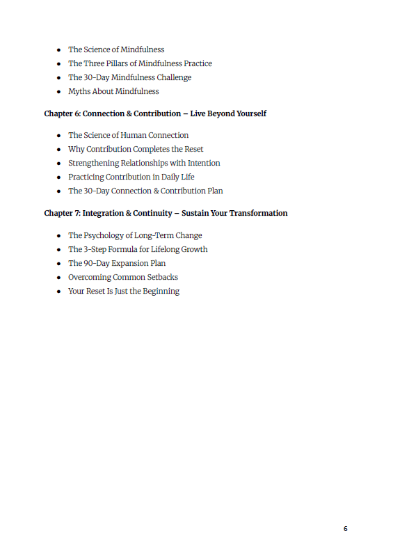 7 Habits to Reset Your Life in 30 Days – Transform Your Mindset, Focus & Lifestyle (eBook + FREE Bonus Habit Tracker)