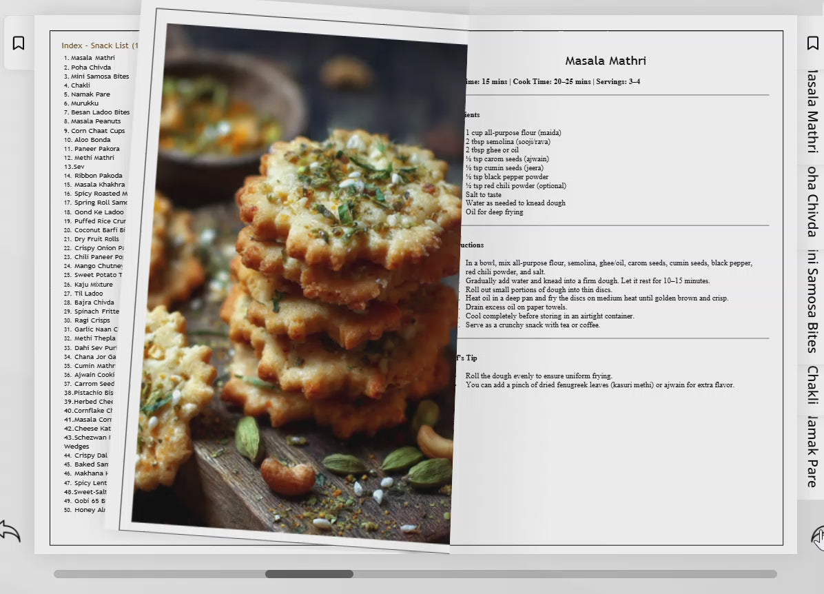 100 Irresistible Indian Snacks – The Ultimate Recipe eBook